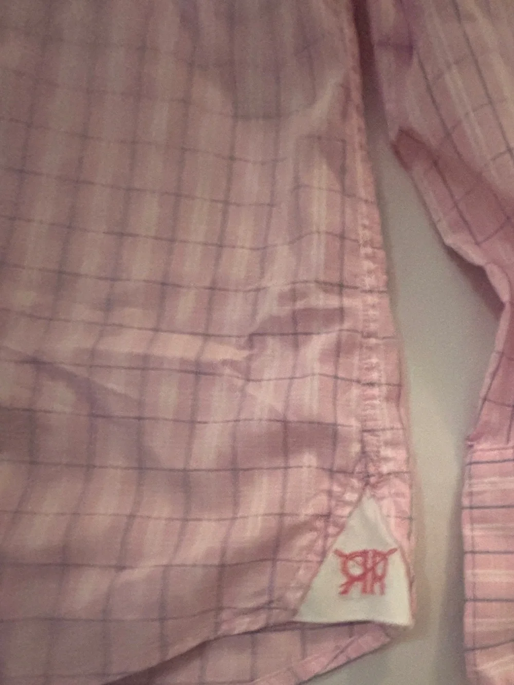 Double R by Ravi Ratan Pink Floral Ruffle Button-Down Shirt Women’s Med - Picture 6 of 15